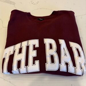 THE BAR Burgundy Sweatshirt -L